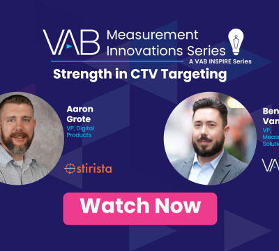 Watch Now! VAB Measurement Innovations Series Q4